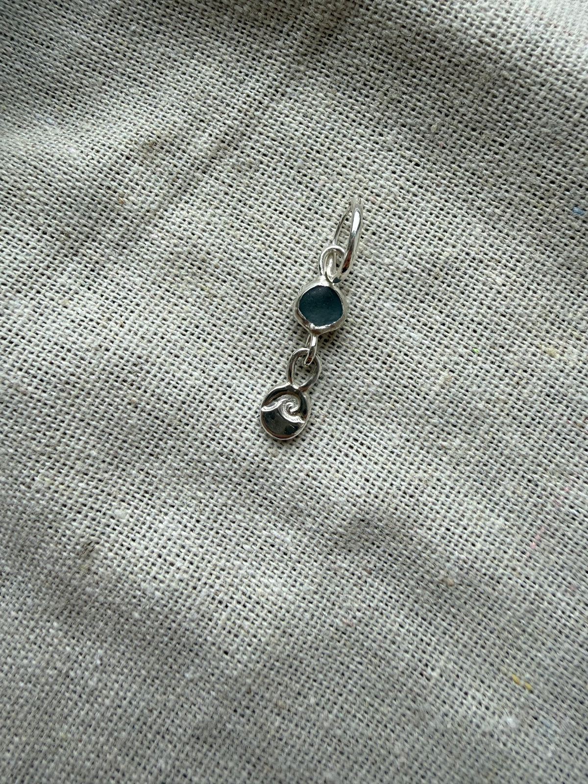 Light Blue Seaglass Bikini Charm