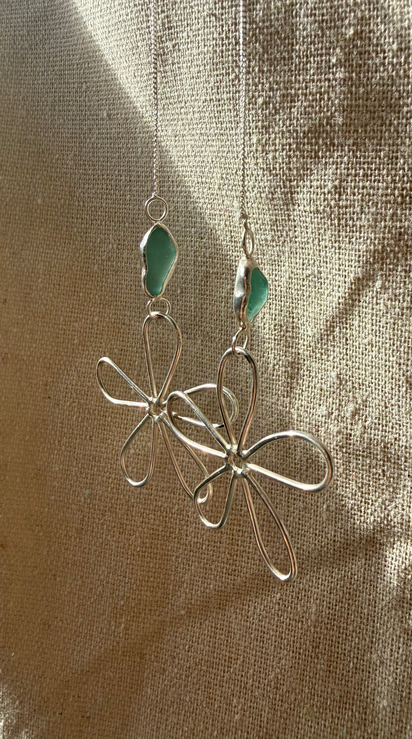 Flower Drop Earrings