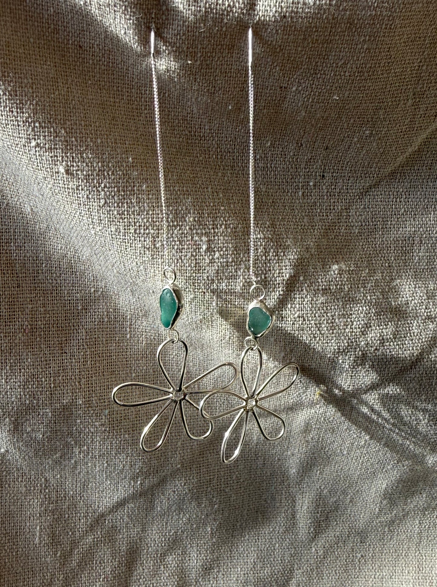 Flower Drop Earrings