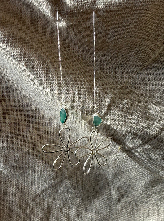 Flower Drop Earrings