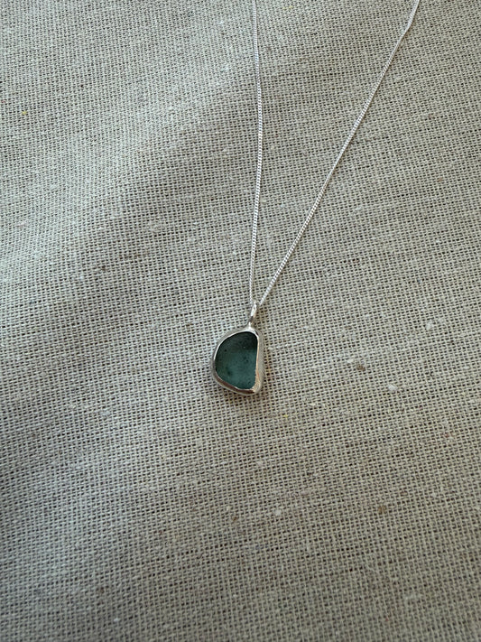 Turquoise Seaglass Necklace